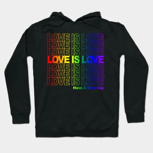 Love Is Love (Thank You Bag Style) Hoodie